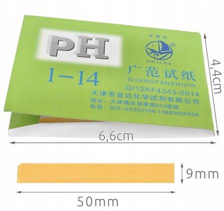 Full Range 1-14 pH Test Litmus Strips 80 pcs Comboinstruments